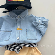 Load image into Gallery viewer, BLACKBEAN KIDS MARTIN DENIM SHIRT* Preorder