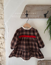 Load image into Gallery viewer, AOSTA KIDS CHECK DRESS*PREORDER