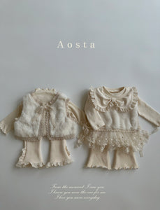 AOSTA KIDS Lace Vest*Preorder