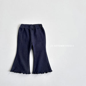 VIVID KIDS BLUE DENIM BOOTSCUT PANTS*PREORDER