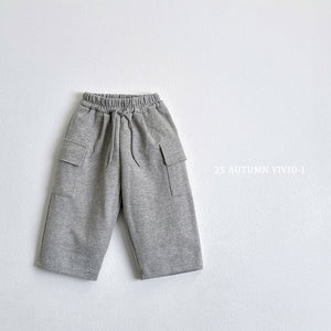 VIVID KIDS POCKET COTTON PANTS*PREORDER