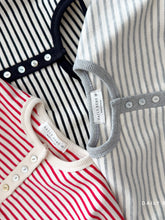 Load image into Gallery viewer, DAILYBEBE KIDS STRIPE HENLEY SHIRT **PREORDER