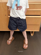 Load image into Gallery viewer, DIGREEN KIDS DIVER SHORT DENIM PANTS*PREORDER