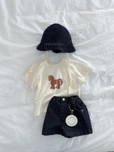 Load image into Gallery viewer, DIGREEN KIDS DIVER SHORT DENIM PANTS*PREORDER