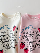 Load image into Gallery viewer, DAILYBEBE KIDS STRAWBERRY SWEATSHIRT **PREORDER