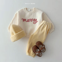 Load image into Gallery viewer, DAILYBEBE MOM &amp; KIDS MERRY SWEAT SHIRT**PREORDER