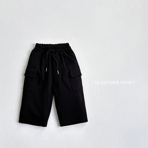 VIVID KIDS POCKET COTTON PANTS*PREORDER