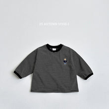 Load image into Gallery viewer, VIVID KIDS STRIPE BEAR SWEATER*PREORDER