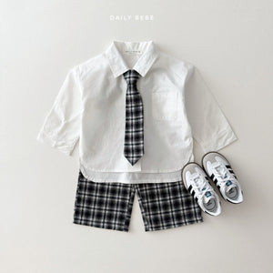 DAILYBEBE KIDS WHITE SHIRT**PREORDER