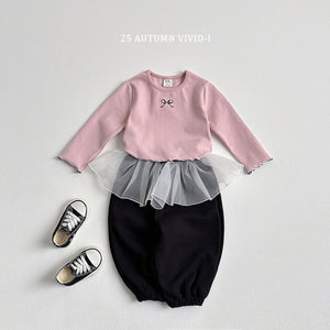 VIVID KIDS BOW TEE SHIRT*PREORDER