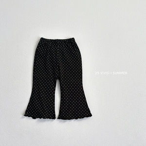 VIVID KIDS PATTERN BOOTSCUT PANTS*PREORDER
