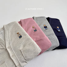 Load image into Gallery viewer, VIVID KIDS BEAR CARDIGAN*PREORDER