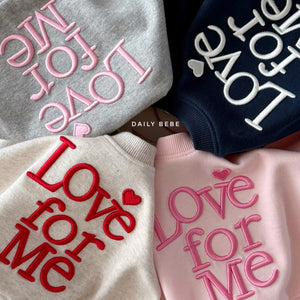 DAILYBEBE KIDS LOVE FOR ME TOP BOTTOM SET**PREORDER