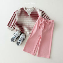 Load image into Gallery viewer, DAILYBEBE KIDS STRIPE SWEAT**PREORDER