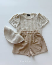 Load image into Gallery viewer, AOSTA KIDS KNIT BARELLE TOP*PREORDER
