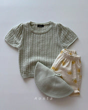 Load image into Gallery viewer, AOSTA KIDS KNIT BARELLE TOP*PREORDER