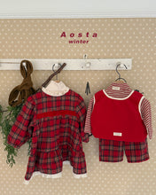 Load image into Gallery viewer, AOSTA KIDS CHECK DRESS*PREORDER