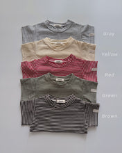 Load image into Gallery viewer, AOSTA KIDS SIGNATURE STRIPE SHIRT *PREORDER