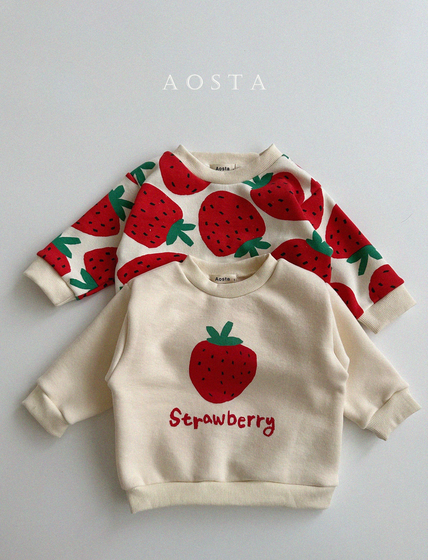 AOSTA KIDS Strawberry Sweat Shirt*Preorder