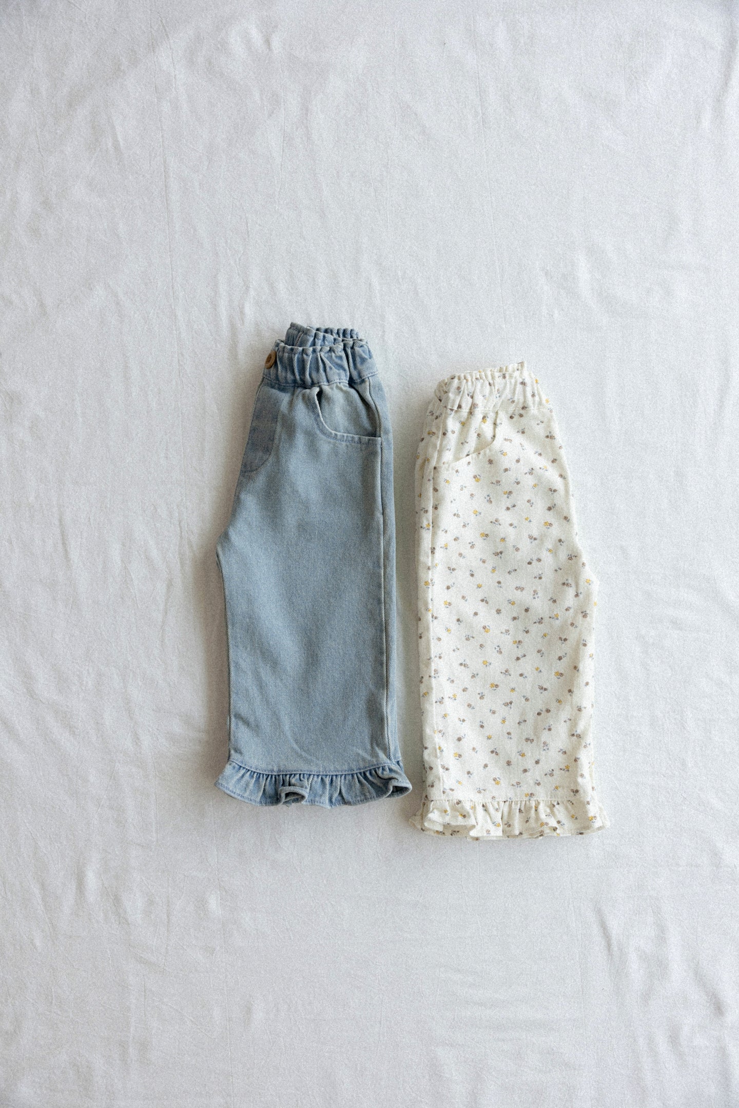 ALADIN KIDS FRILL DENIM PANTS**PREORDER