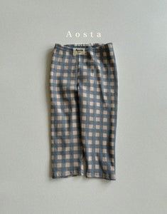 AOSTA KIDS Check Leggings *Preorder