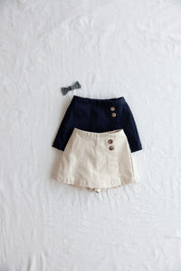 ALADIN KIDS BUTTON MINI SKIRT**PREORDER