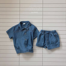 Load image into Gallery viewer, BELLA KIDS DENIM SHIRT*PREORDER