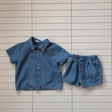 Load image into Gallery viewer, BELLA KIDS DENIM SHIRT*PREORDER