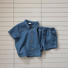 Load image into Gallery viewer, BELLA KIDS DENIM SHIRT*PREORDER