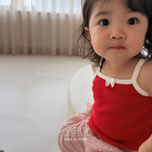 Load image into Gallery viewer, BELLA BEBE RIBBON SLEEVELESS TEE*PREORDER