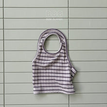 Load image into Gallery viewer, BELLA BEBE Bebe Stripe Hole Layered Sleeveless*PREORDER