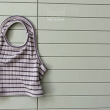 Load image into Gallery viewer, BELLA BEBE Bebe Stripe Hole Layered Sleeveless*PREORDER