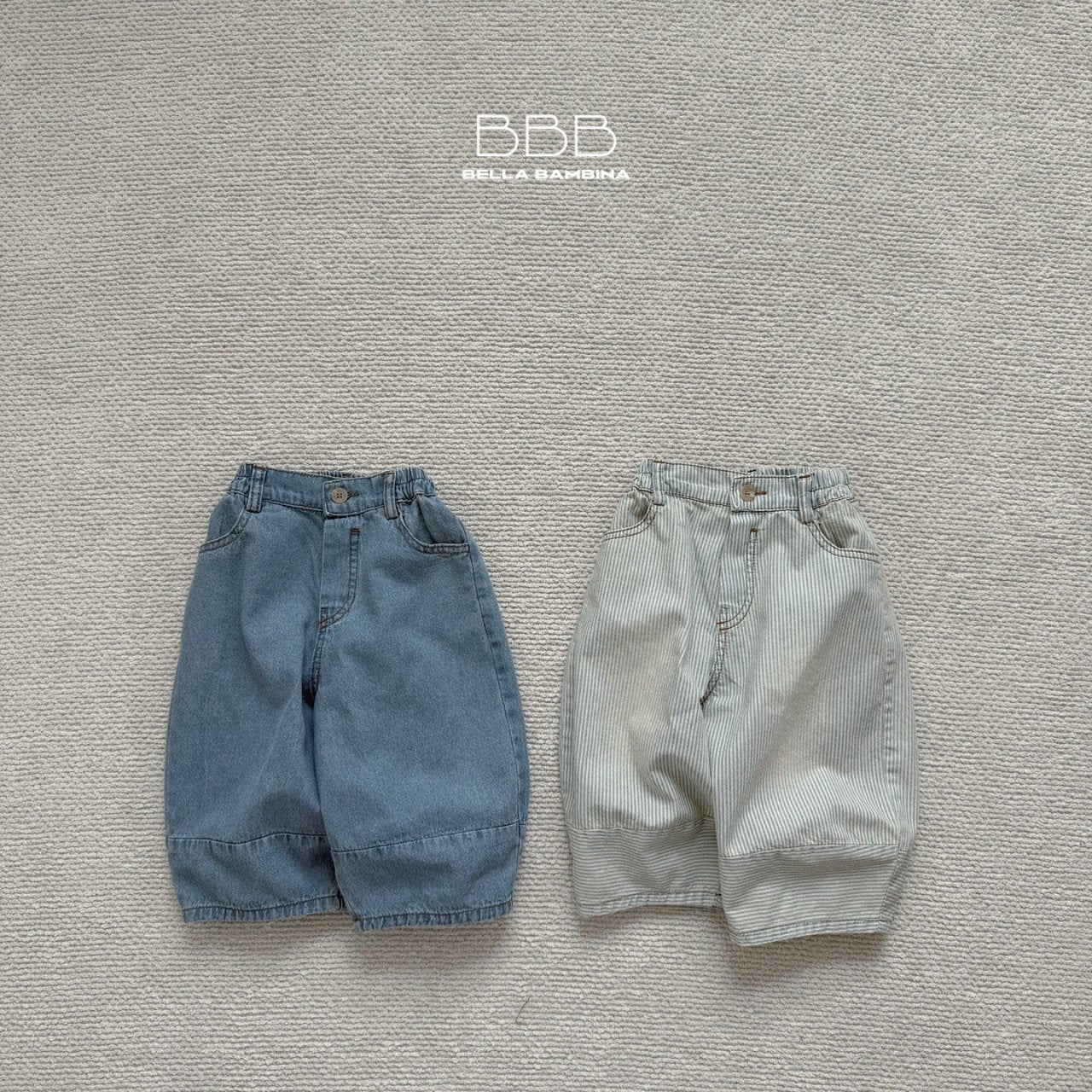 BELLA KIDS LIGHT DENIM PANTS**PREORDER