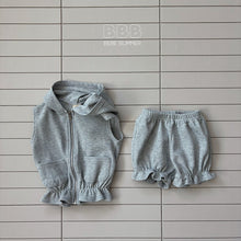 Load image into Gallery viewer, BELLA BEBE WAFFLE HOODIE*PREORDER