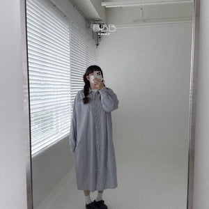BELLA KIDS STRIPE LONG SHIRT**PREORDER