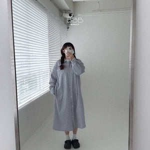 BELLA KIDS STRIPE LONG SHIRT**PREORDER