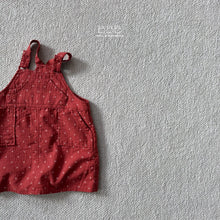 Load image into Gallery viewer, BELLA KIDS DOTTY SUSPENDERS SKIRT**PREORDER