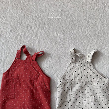 Load image into Gallery viewer, BELLA KIDS DOTTY SUSPENDERS SKIRT**PREORDER
