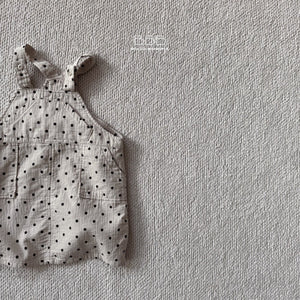 BELLA KIDS DOTTY SUSPENDERS SKIRT**PREORDER