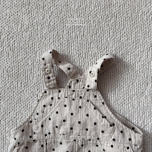 BELLA KIDS DOTTY SUSPENDERS SKIRT**PREORDER