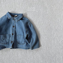 Load image into Gallery viewer, BELLA KIDS BLUE DENIM JACKET**PREORDER