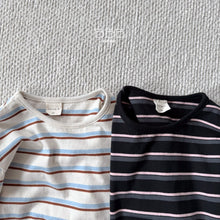Load image into Gallery viewer, BELLA BABE STRIPE CASUAL ROUND SWEATER**PREORDER