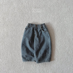 BELLA KIDS STRIPE DENIM PANTS**PREORDER
