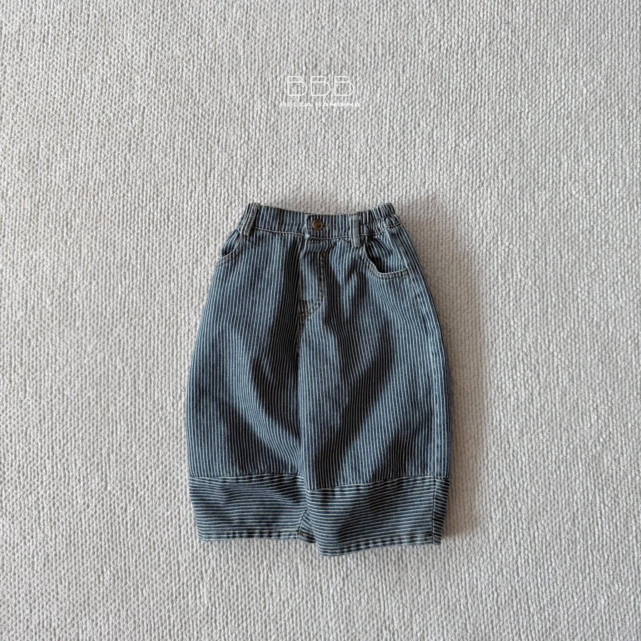 BELLA KIDS STRIPE DENIM PANTS**PREORDER