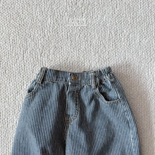 Load image into Gallery viewer, BELLA KIDS STRIPE DENIM PANTS**PREORDER