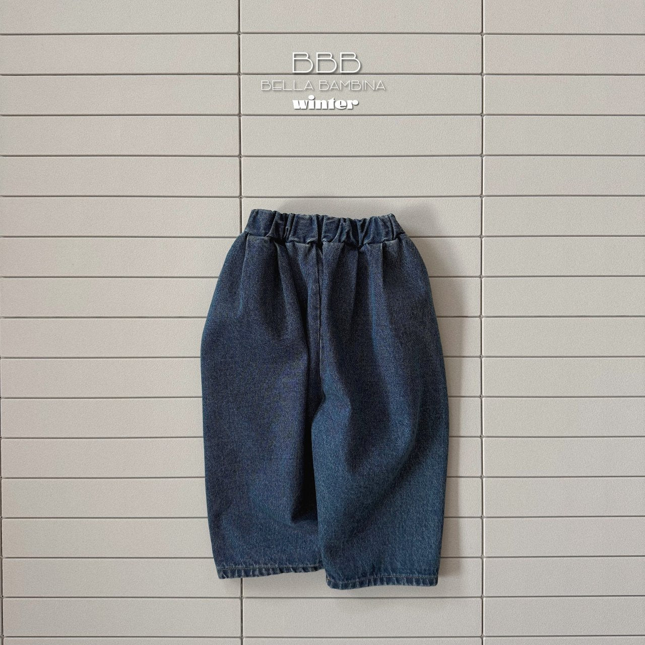 BELLA KIDS DENIM FINGER PANTS*PREORDER