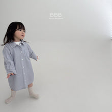 Load image into Gallery viewer, BELLA KIDS STRIPE LONG SHIRT**PREORDER