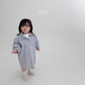 BELLA KIDS STRIPE LONG SHIRT**PREORDER