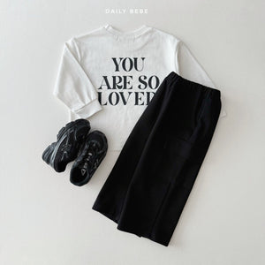 DAILYBEBE KIDS LOVE TEE SHIRT**PREORDER