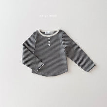 Load image into Gallery viewer, DAILYBEBE KIDS STRIPE CHERRY SHIRT**PREORDER
